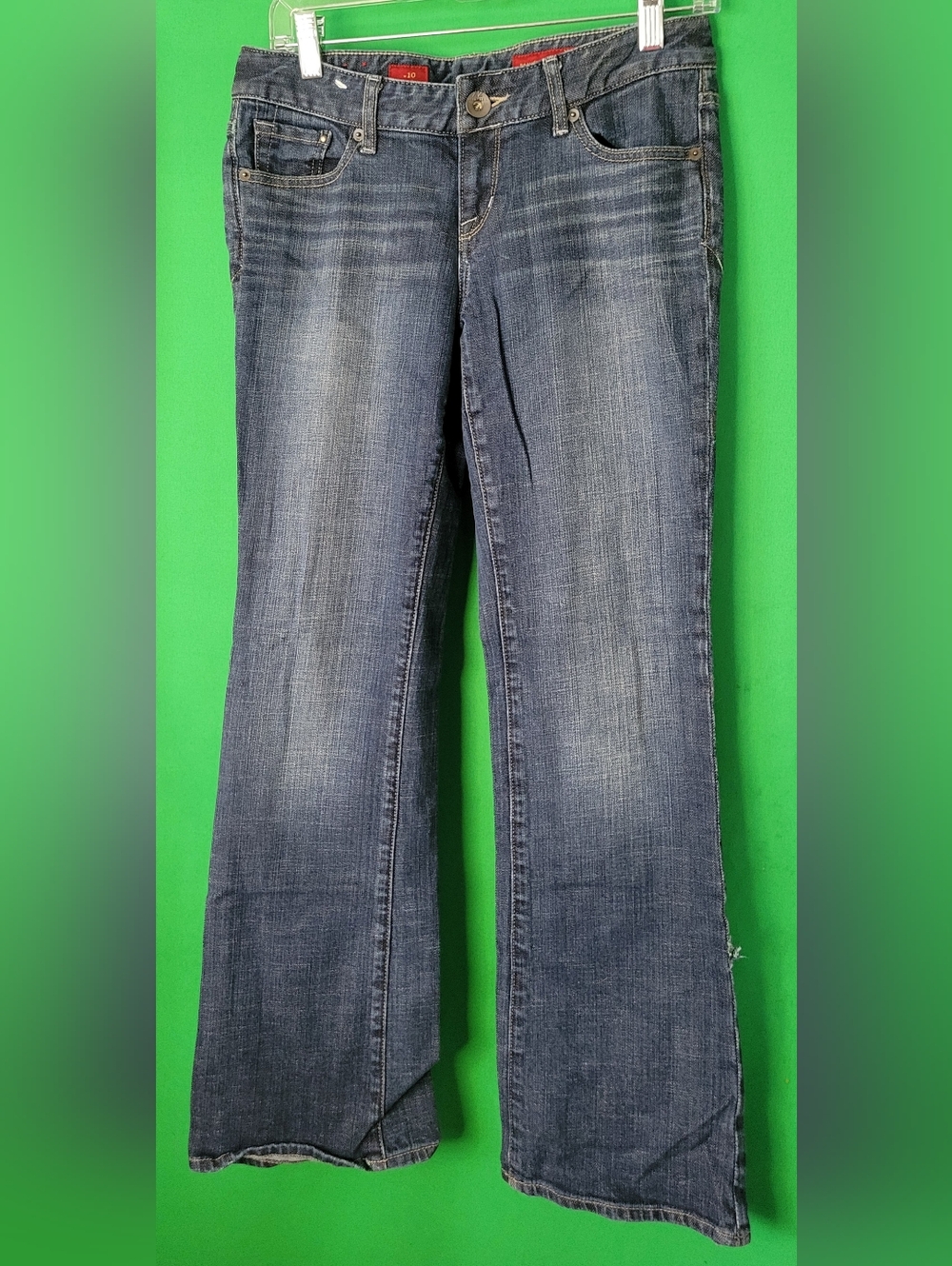 X2 Low Rise Bootcut Size 2s 2 Women Express Jeans Vintage Y2k Stretchy Denim
